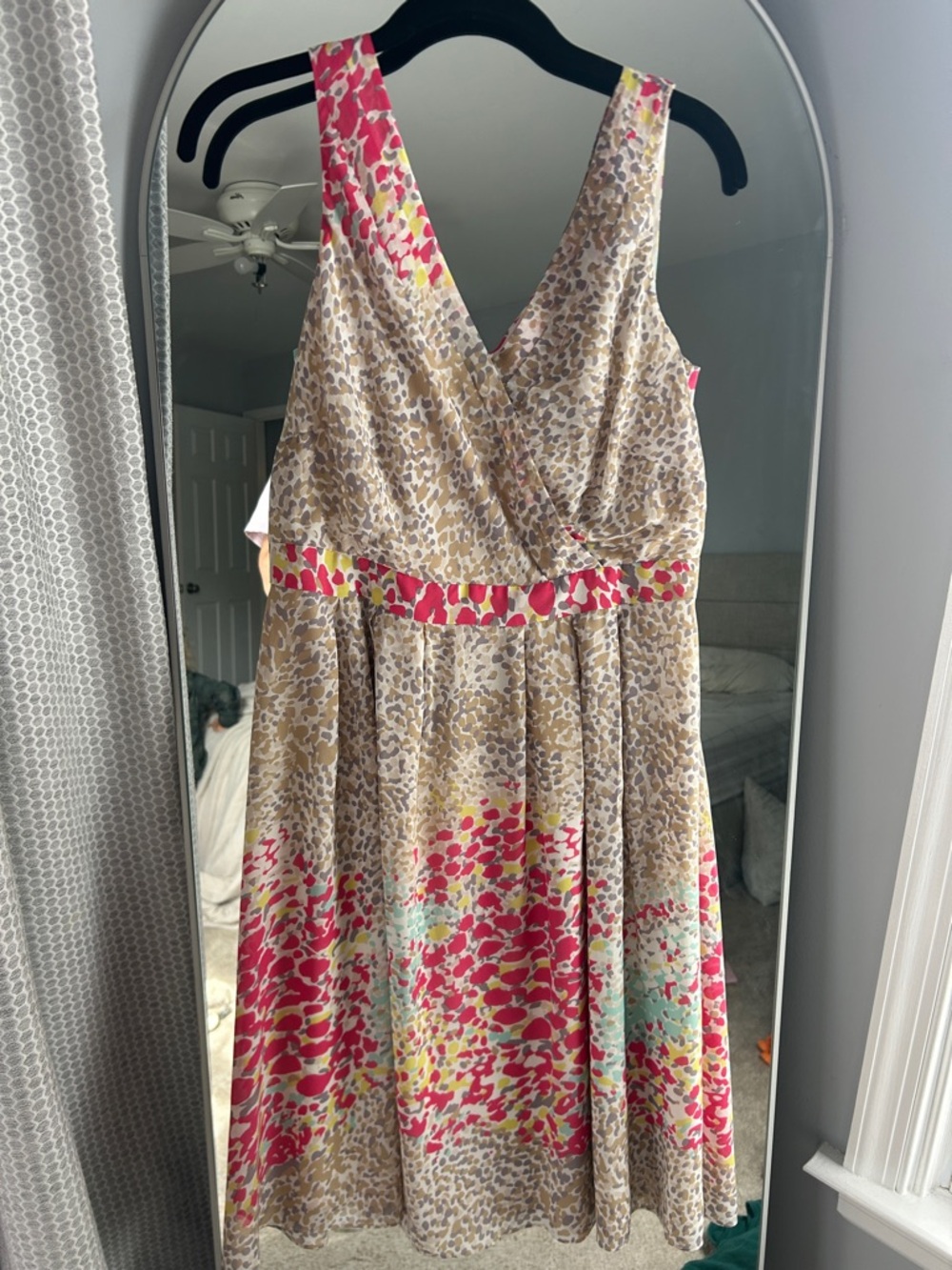 Boden Multicolor Print Midi Dress